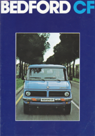 Bedford CF Vans brochure, 8 pages, about 1975, Dutch language