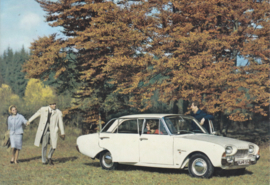 Ford Taunus 17M  4-door, advertising postcard, German, # 3 XD 160/2