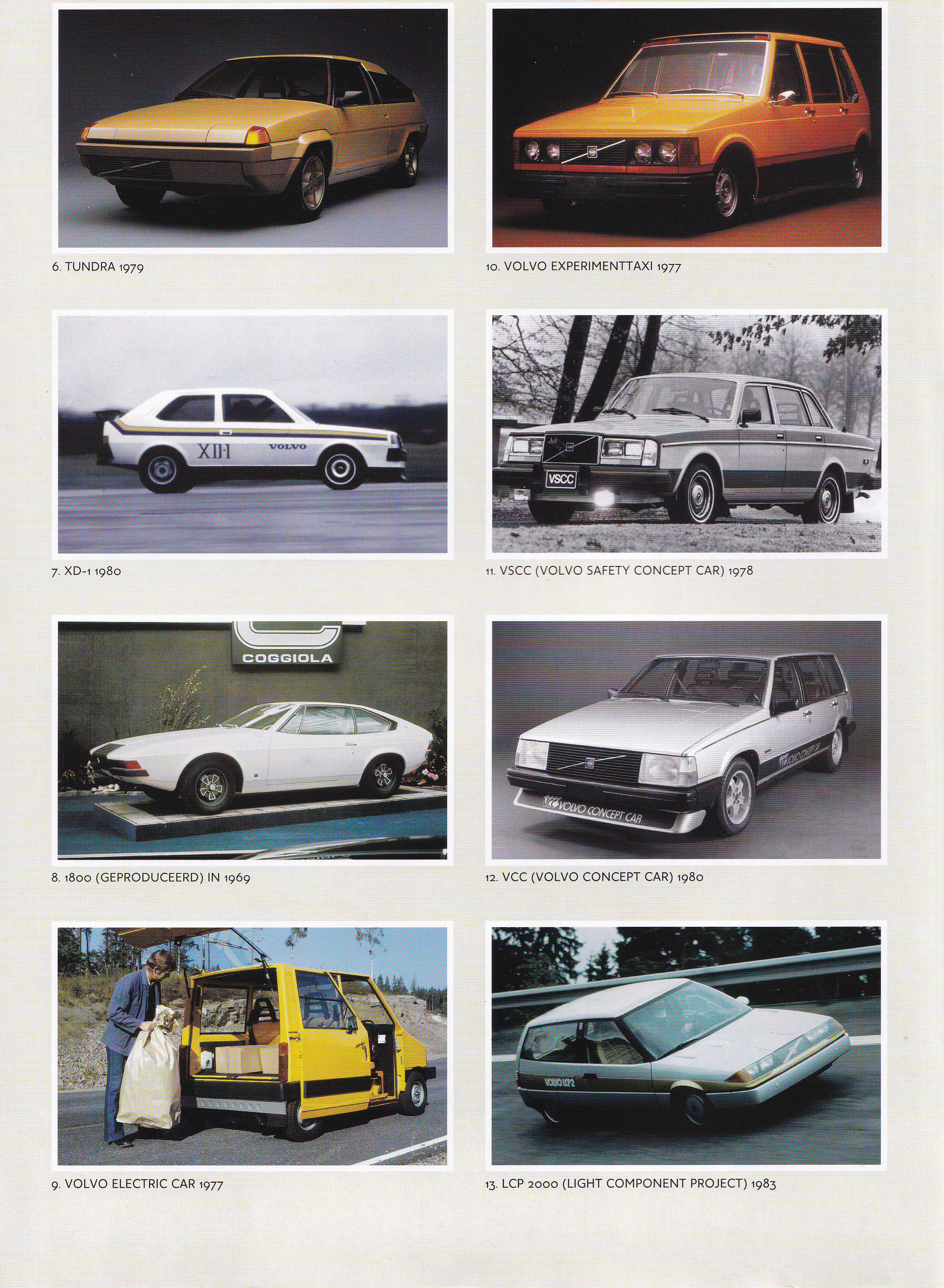 Historic & concept cars brochure, 8 pages, Dutch language, 2004, #8