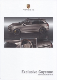 Cayenne Exclusive brochure, 52 pages, 02/2011, hard covers, German