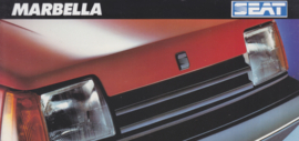 Marbella brochure, 6 pages, Dutch language, 1989
