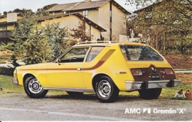 Gremlin X, US postcard, standard size, 1974