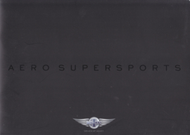 Aero Super Sports V8 brochure, 20 large pages, about 2016, UK, English language