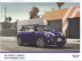 Mini Cabrio brochure, 68 pages, Dutch language, 11/2020 %