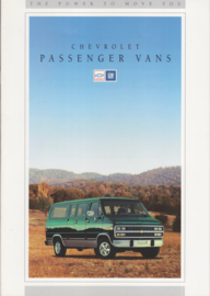 Passenger Vans 1994, 16 page folder, Dutch language