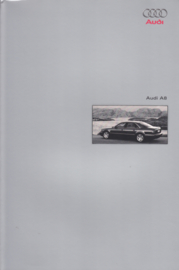 A8 Sedan double brochure, 56 + 46 pages + cover, 11/1998, German language