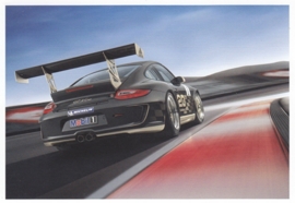 911 GT3 Cup, continental size postcard, factory-issued, English/German text, about 2009
