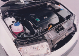 Skoda Fabia 1.9 SDI engine, press photo, Czech Republic, 09/1999