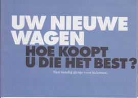 Program all model brochure, 32 pages, A5-size, 1998, Dutch language (Belgium)