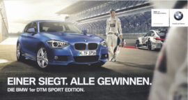 1-series DTM Sport Edition, 23,5 x 12,5 cm, German language, about 2014