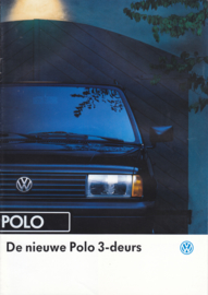 Polo 3-Door brochure, 8 pages,  A4-size, Dutch language, 08/1990