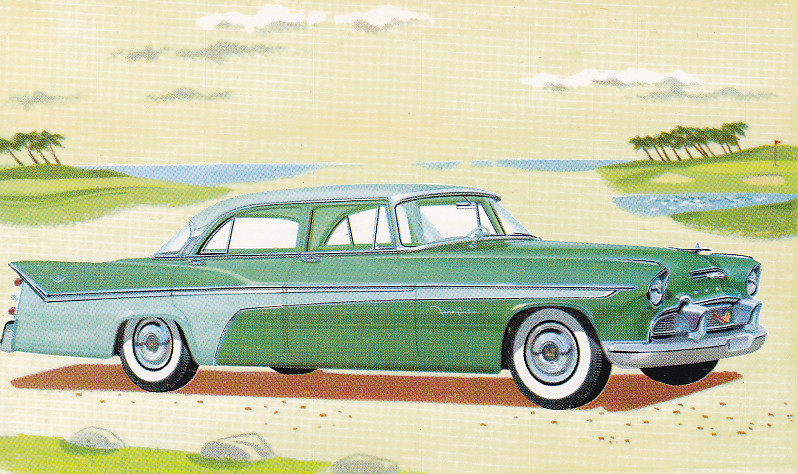 Fireflyte 4-Door Sedan, US postcard, standard size, 1956, # NDS-561