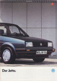 Jetta brochure, 28 pages,  A4-size, German language, 8/1985