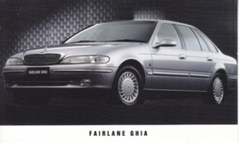 Fairlane Ghia, standard size postcard, Australia, 2000s