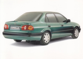 Corolla 4-door double-sided picture card, A5-size, no text but Dutch issue