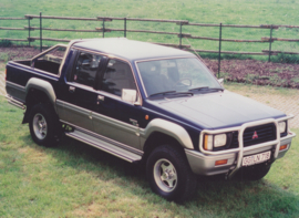 Mitsubishi L200 Magnum Double Cab Pick-up, press photo, German, 9/1995