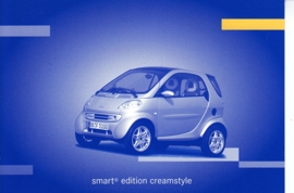 Smart Fortwo Edition Creamstyle, A6-size postcard, IAA 2001