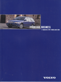 V40 Business brochure, 4 pages, MY00, 08/1999, Dutch language