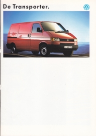 Transporter brochure, 28 pages,  A4-size, Dutch language, 12/1991