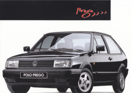 Polo Prego brochure, A4-size, 4 pages, Dutch language, 04/1993