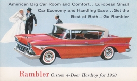 Custom 4-Door Hardtop, US postcard, standard size, 1958, # AM-58-6516 E