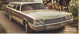 Sport Suburban Wagon, US postcard, size 19 x 8 cm, 1973