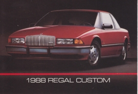 Regal Custom, US postcard, standard size, 1988