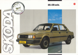 105/120 Serie 4-Door Sedan leaflet, 2 pages, Dutch language, about 1985