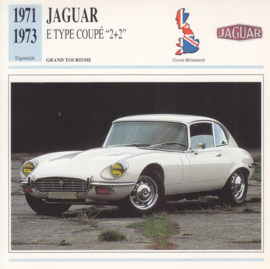 Jaguar E Type Coupe 2+2 card, Dutch language, D5 019 01-15