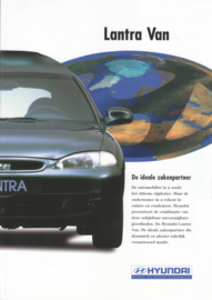 Lantra High Roof  Van leaflet, 2 pages, 01/1998, Dutch language