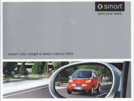 City Coupé & Cabrio brochure, 24 pages, 11/2002, Dutch language