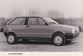 Seat Ibiza Bolero hatchback, press photo, Dutch, c1984
