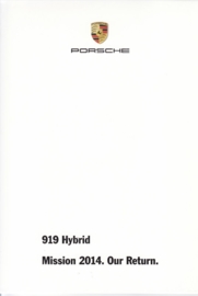 919 Hybrid racecar,  A6-size set with 11 postcards in white cover, 2014, WDMZ 1401 0001 00, no text