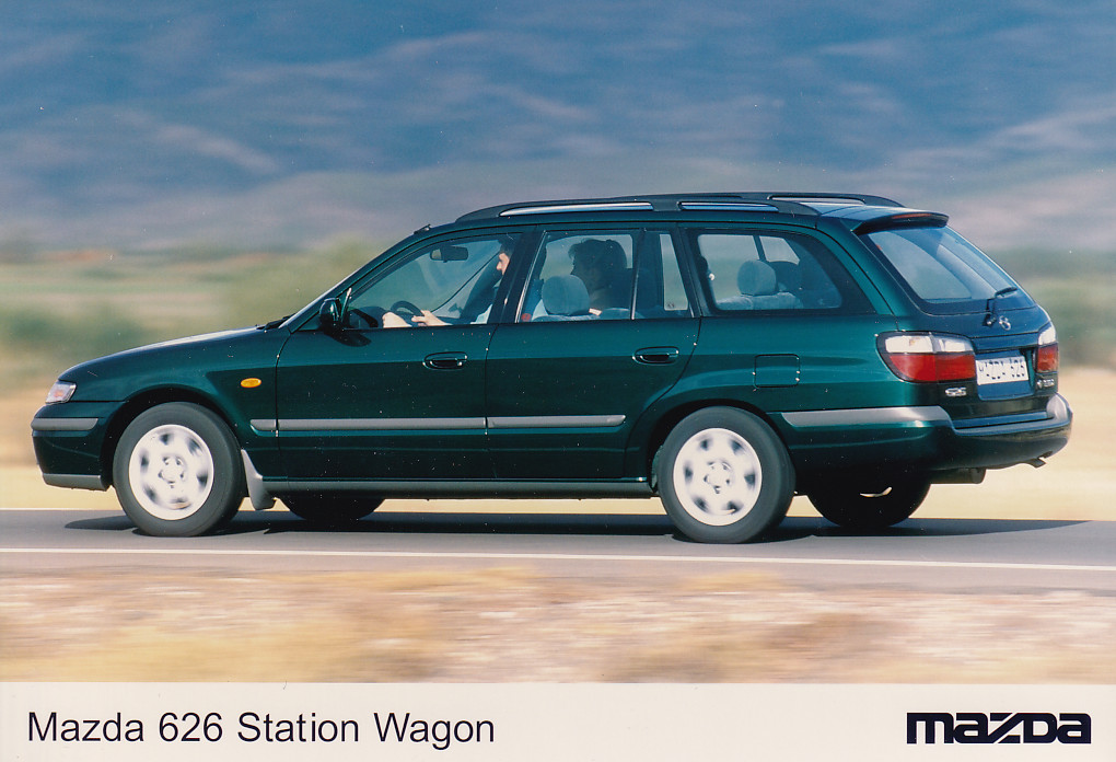 Mazda 626 Station Wagon, press photo, Dutch, 1997