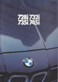 728i/732i/735i/745i Sedan brochure, 56 pages, A4-size, 2/1980, German language