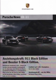 News 01/2011 with Black Editions, 28 pages, 03/11, German language