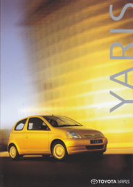 Yaris brochure, 12 pages, 02/1999, Dutch language