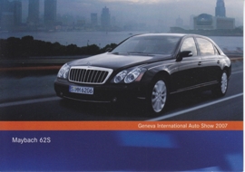 Maybach 62 S, A6-size postcard, Geneva 2007