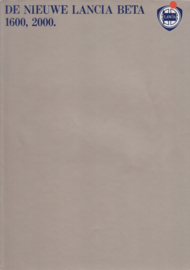 Beta Sedan brochure, A4-size, 8 pages, about 1979, Dutch language