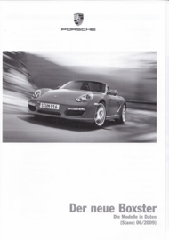 Boxster pricelist, 90 pages, 06/2009, German