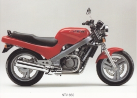 Honda NTV 650 postcard, 18 x 13 cm, no text on reverse, about 1994