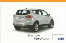 Kuga intro postcard, 3-fold, DIN A6-size, French/Dutch language, 2008