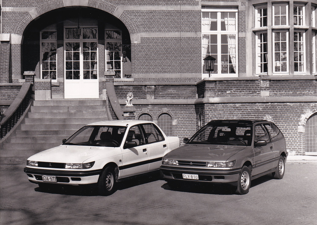 Mitsubishi Lancer & Colt, press photo, Belgium, 1990