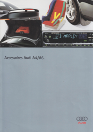 A4 & A6 accessories brochure, 4 pages, about 1996, Dutch language