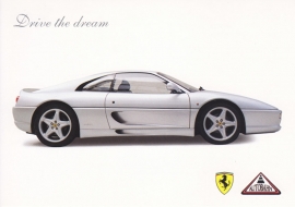 F355 Coupe, A6-size postcard, ZoCard Singapore, 2003, English language