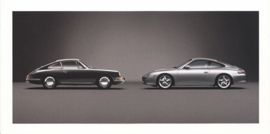 911 Carrera versus model 1963,  foldcard, 2004, WVK 810 000 04
