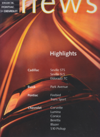 News program brochure, 12 large pages, 1996, Dutch language