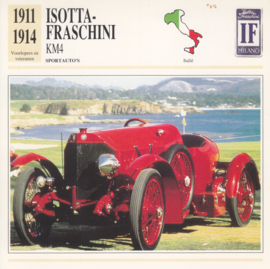 Isotta-Fraschini KM4 card, Dutch language, D5 019 03-10