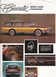 Caprice Classic Station Wagon 1983, 2 pages, export, 10/1982, German language