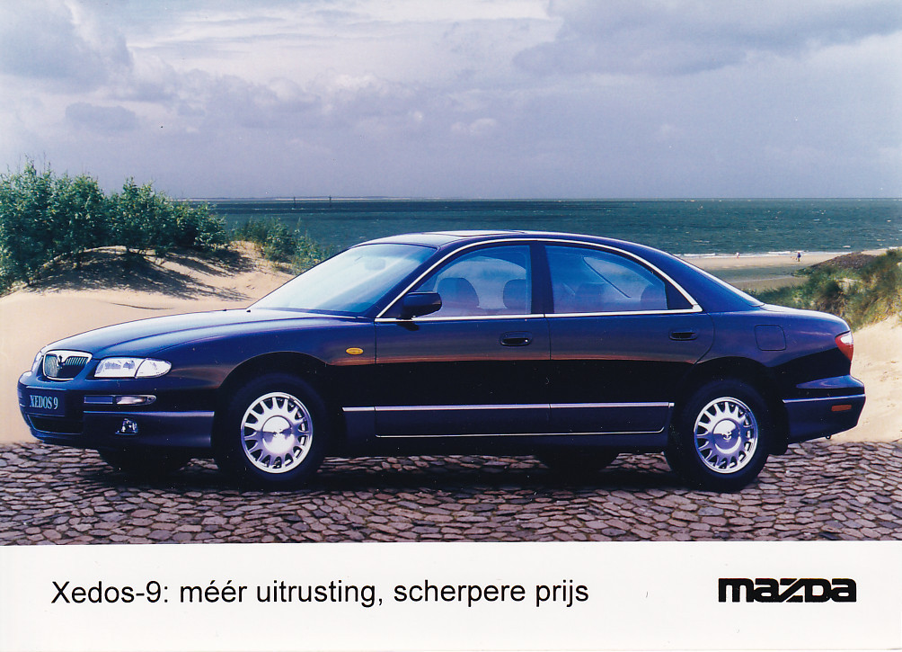 Mazda Xedos 9 Sedan, press photo, Dutch, 1993